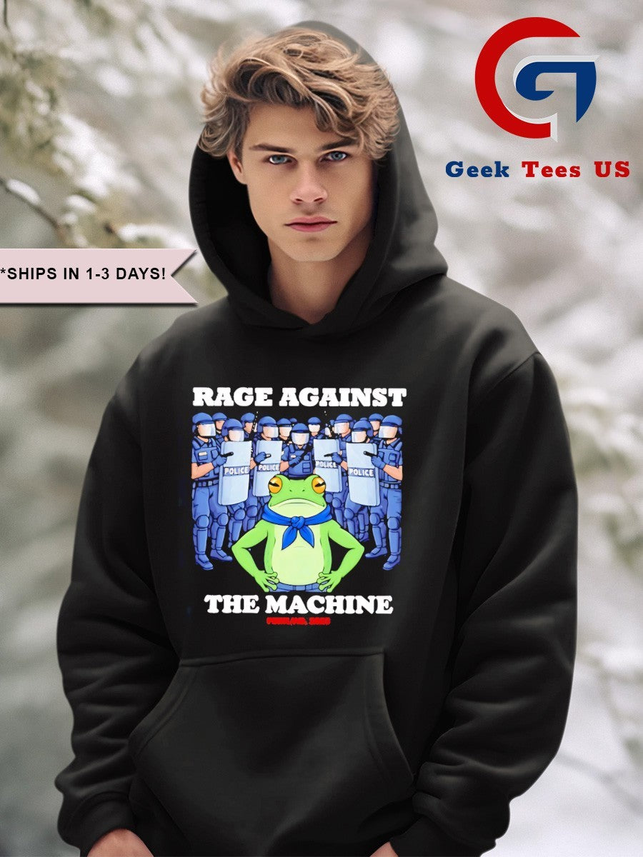 Rage Against The Machine 2025 Frog Portland Protest Portland Frog Protest shirt