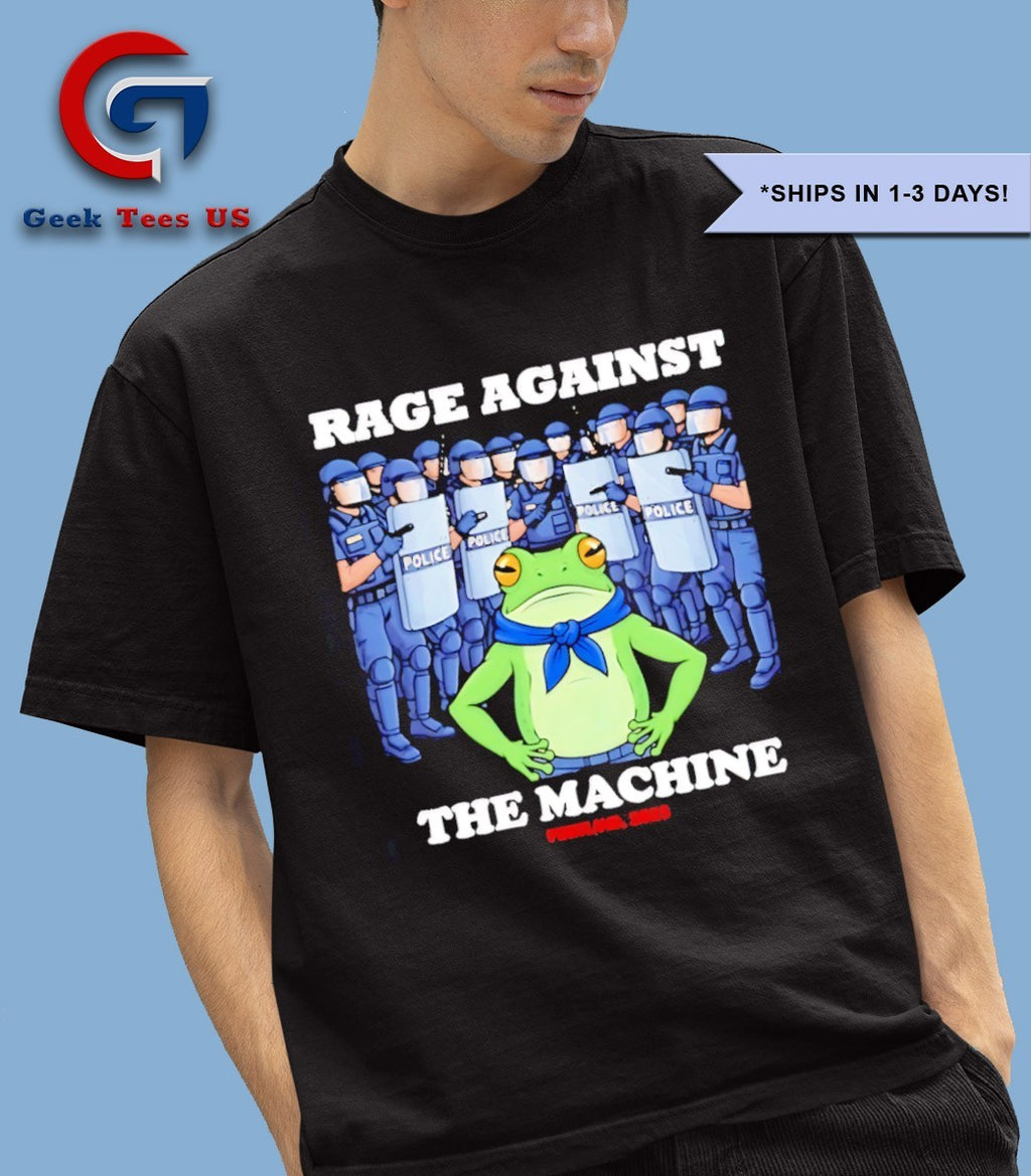 Rage Against The Machine 2025 Frog Portland Protest Portland Frog Protest shirt
