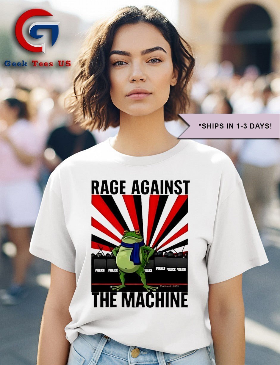 Rage Against The Machine Frog Political Protest shirt