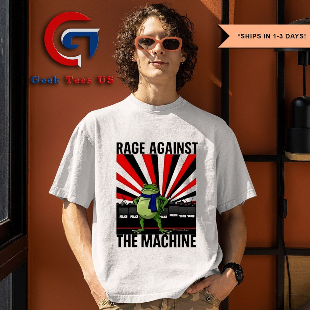 Rage Against The Machine Frog Political Protest shirt
