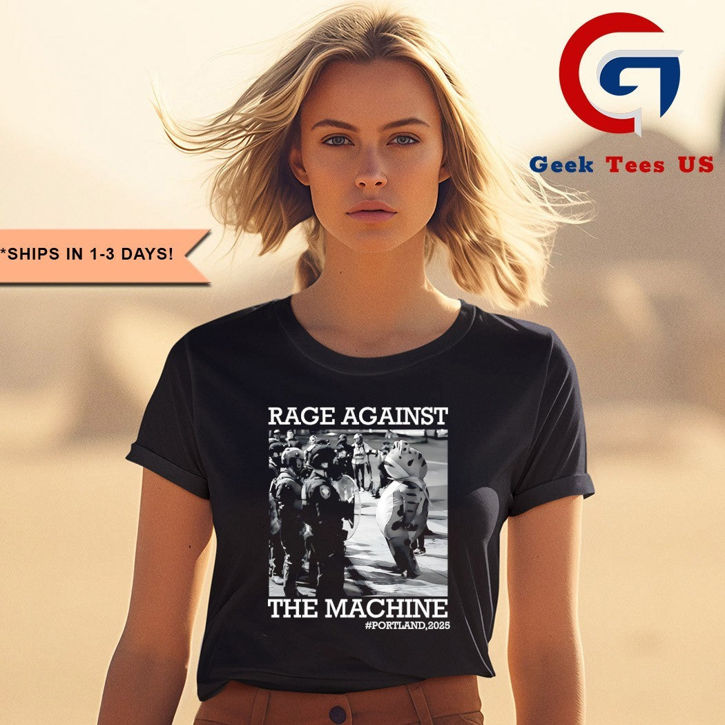 Rage Against the Machine Portland Frog Protest 2025 shirt