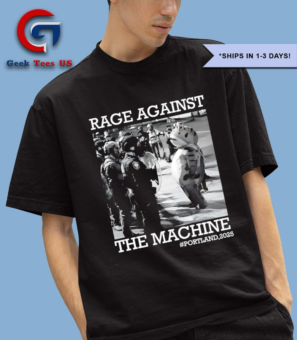 Rage Against the Machine Portland Frog Protest 2025 shirt