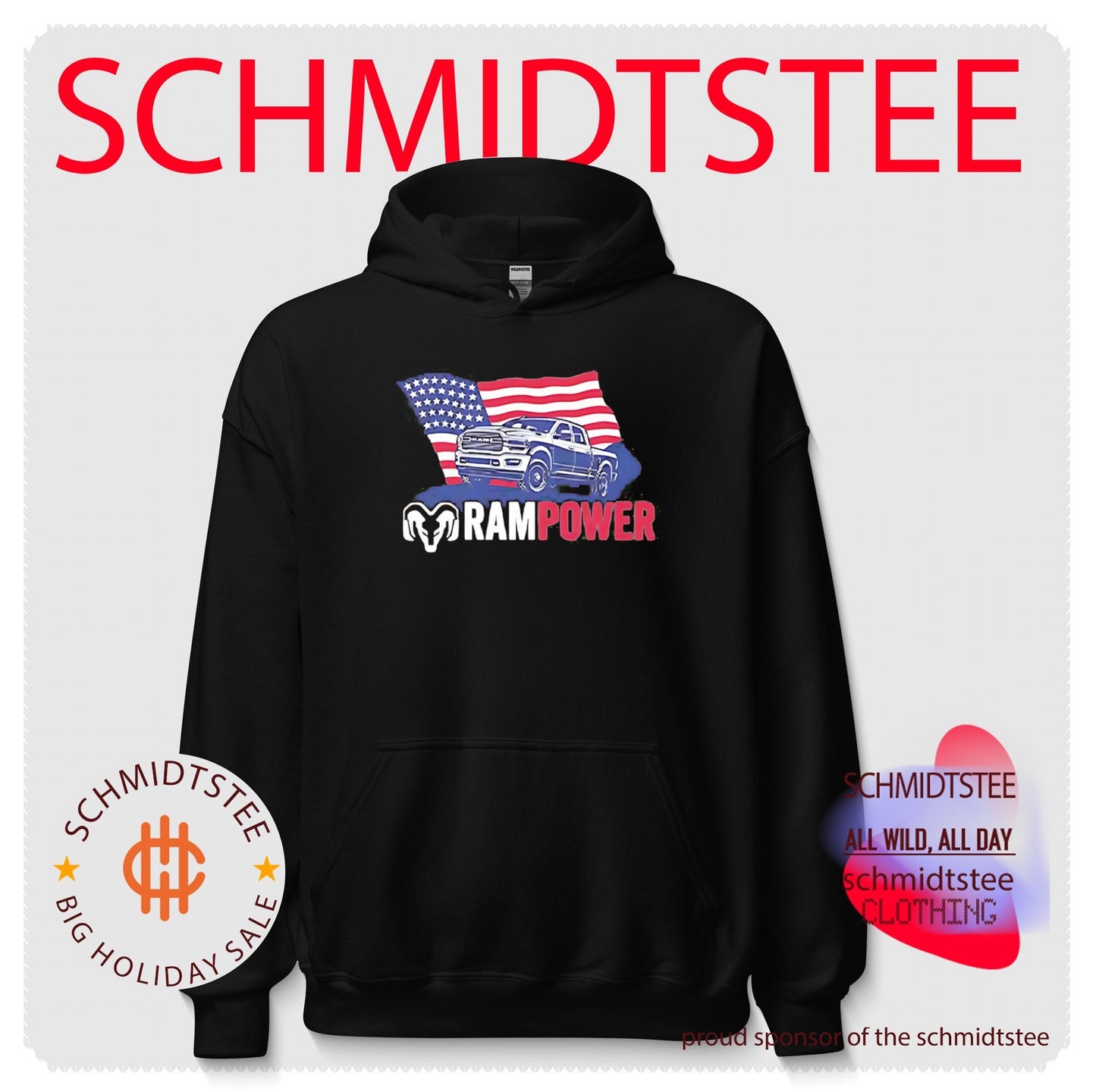 Ram Power Patriotic Truck Shirt