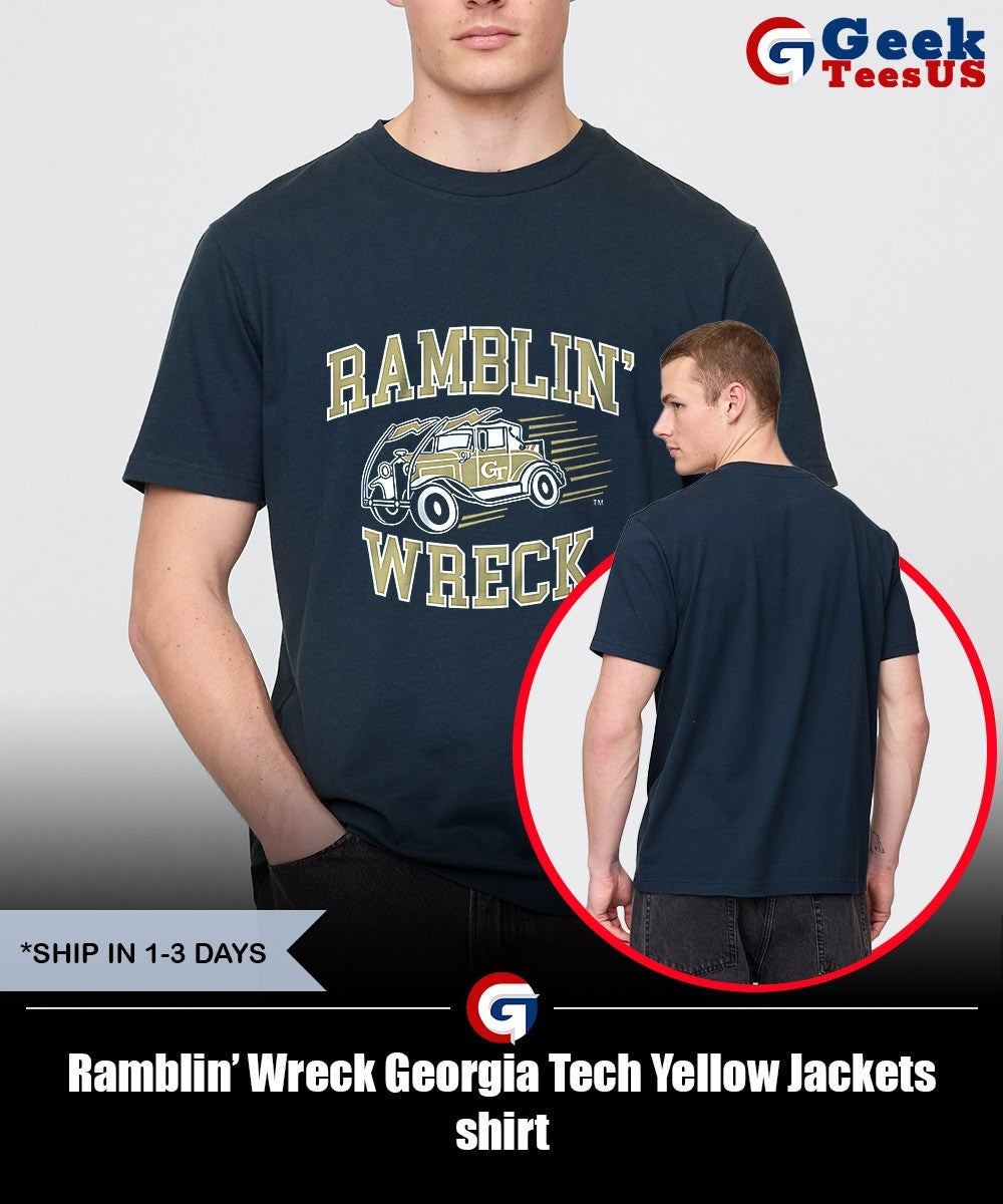 Ramblin’ Wreck Georgia Tech Yellow Jackets shirt