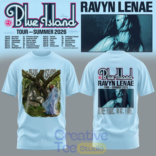 Ravyn Lenae “Blue Island” Tour 2026 T-Shirt