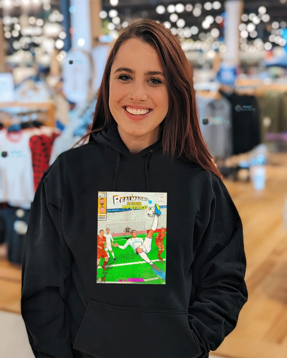 Real Madrid FC La Chilena impossible out of nowhere comic shirt
