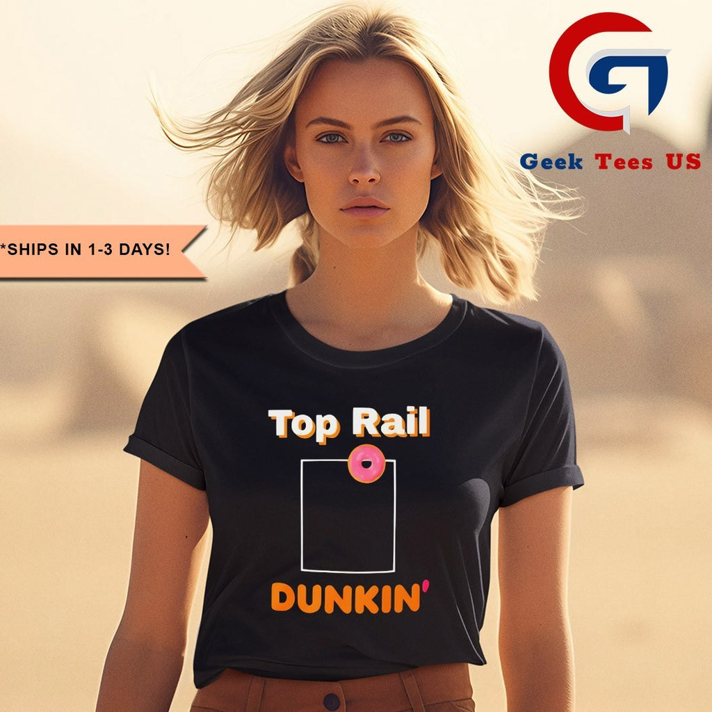 Red Sox with Top Rail Dunkin logo shirt