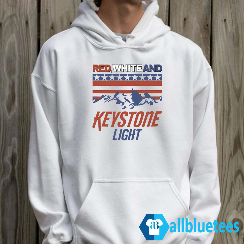 4th Of July Red White And Keystone Light Shirt