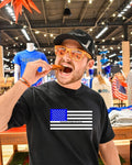 Redacted States of Israel United States flag shirt