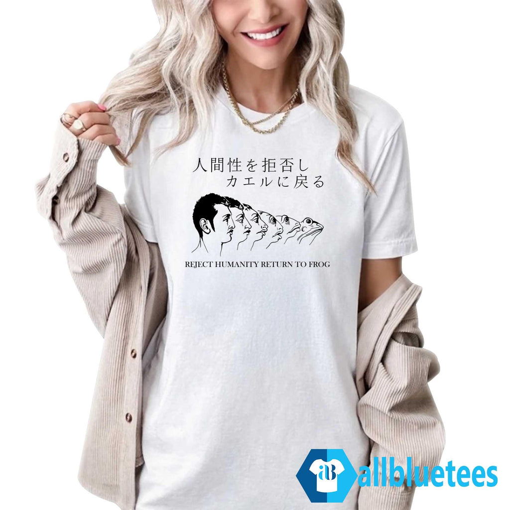 Reject Humanity Return To Frog Shirt