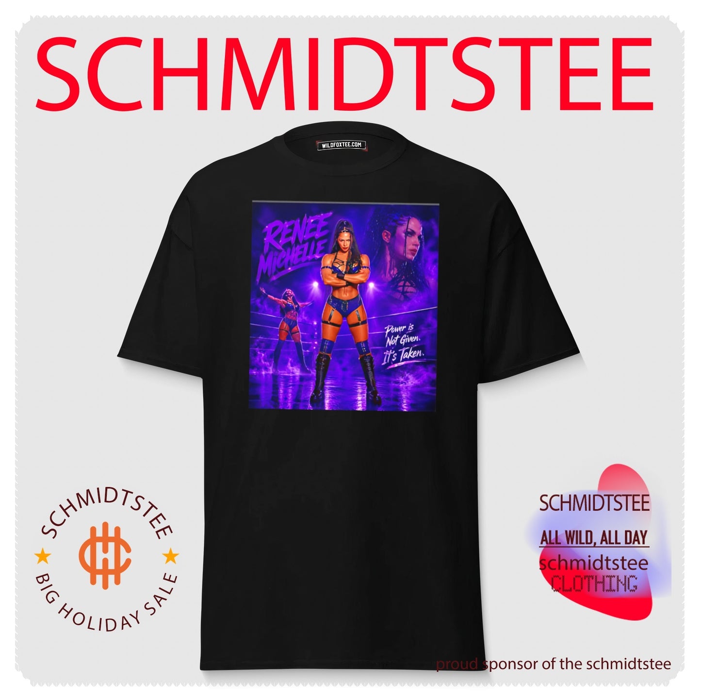 Renee Michelle pro wrestling illustration shirt