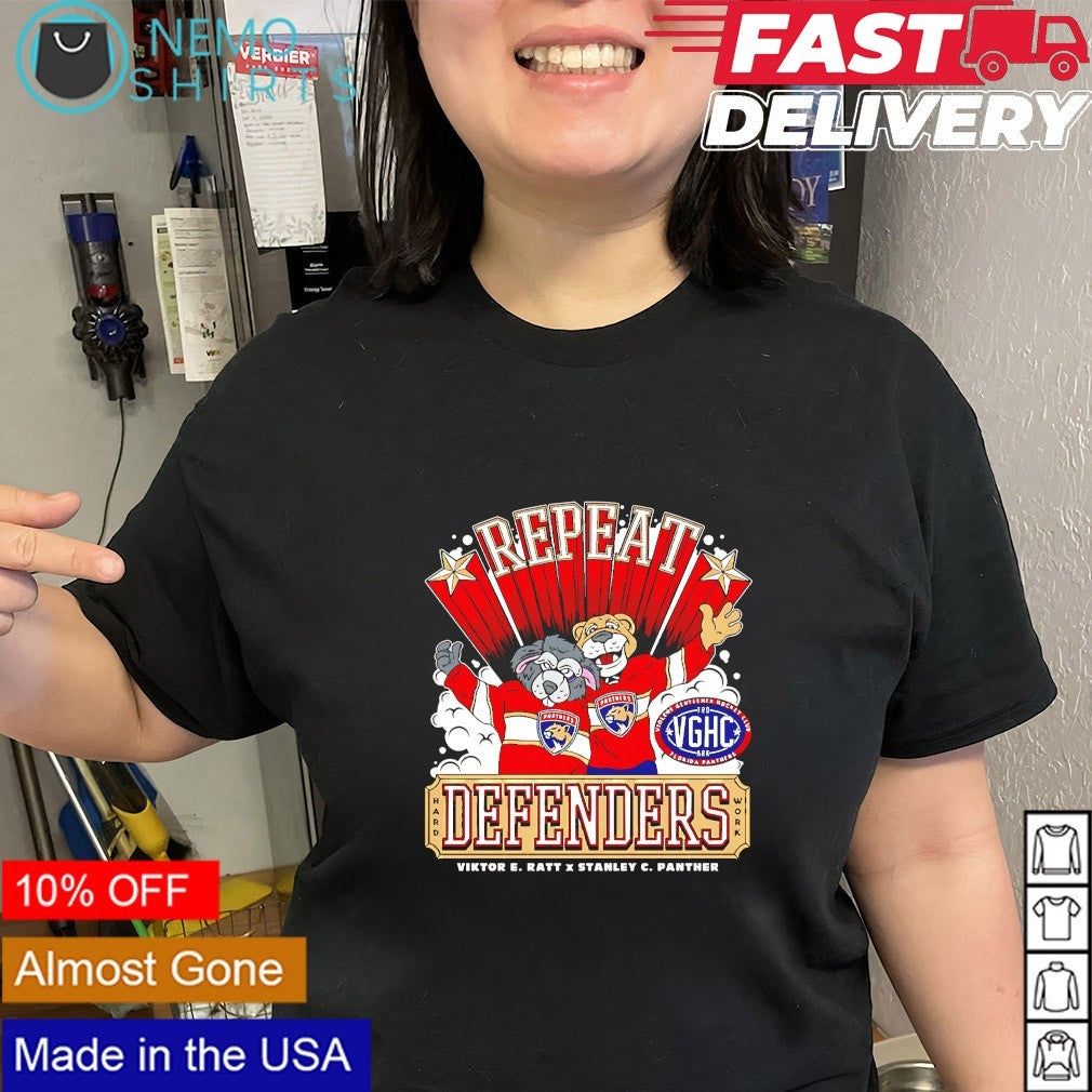 Repeat Defenders Viktor E. Ratt and Stanley C. Panther shirt