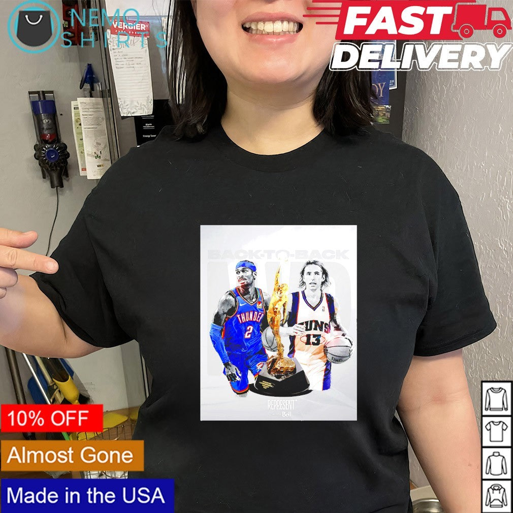 Represent Alexander OKC and Nash Phoenix Suns MVP awards shirt
