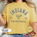 Retro Indiana Basketball Est 1967 Comfort Colors T-shirt