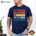 Retro My Brain Is 99.9 Chess Comfort Colors T-shirt