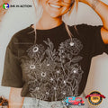 Retro Wildflower Bouquet Love Tree Day Comfort Colors Tee