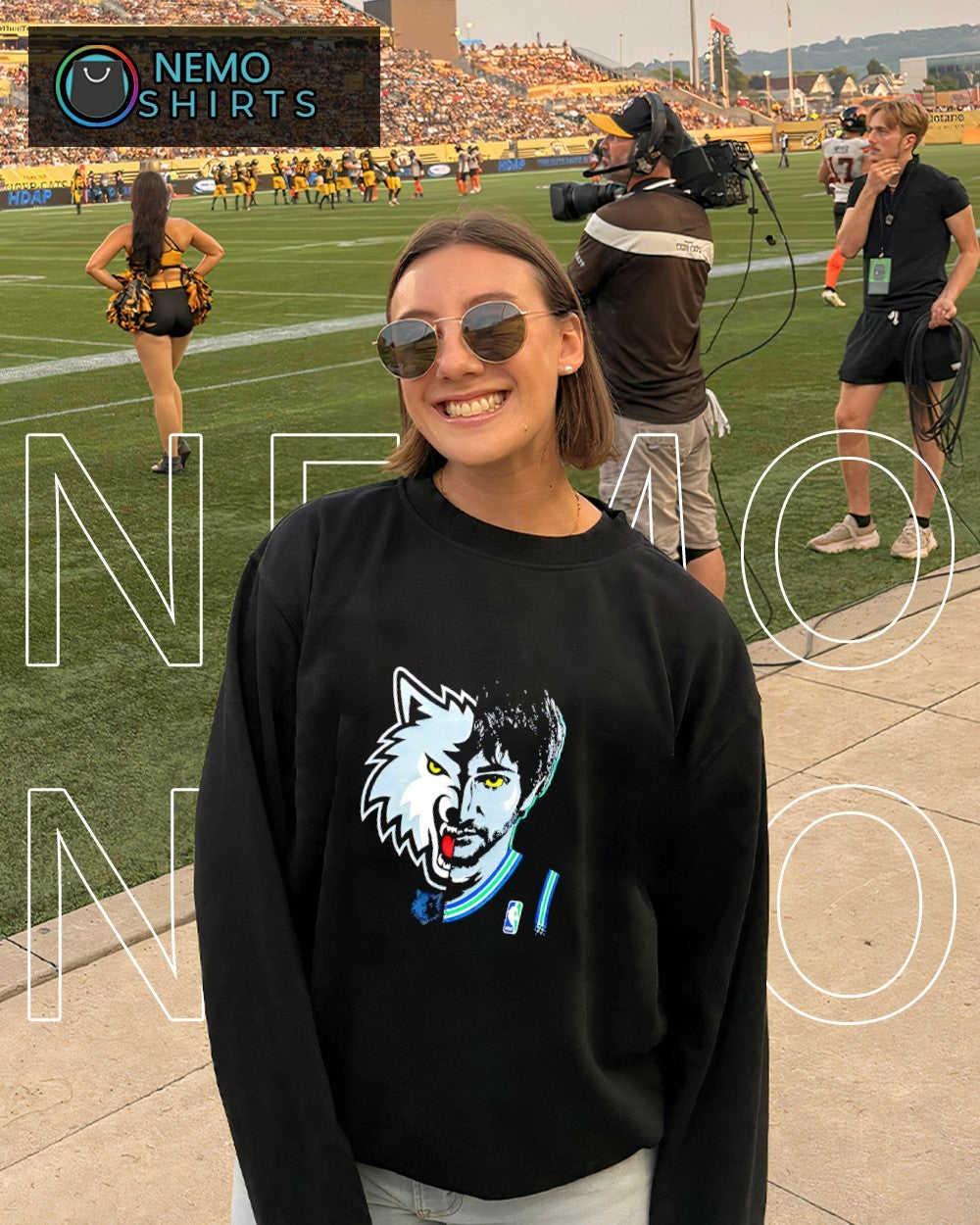 Ricky Rubio former Minnesota Timberwolves game face shirt