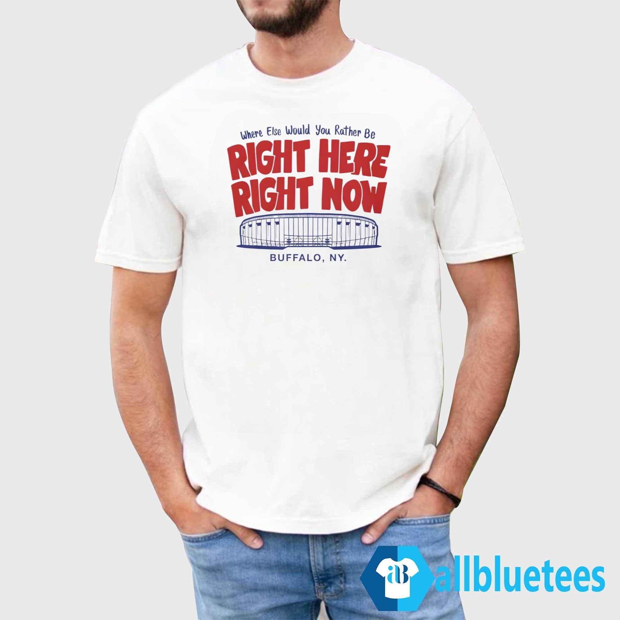 Right Here Right Now Buffalo Shirt