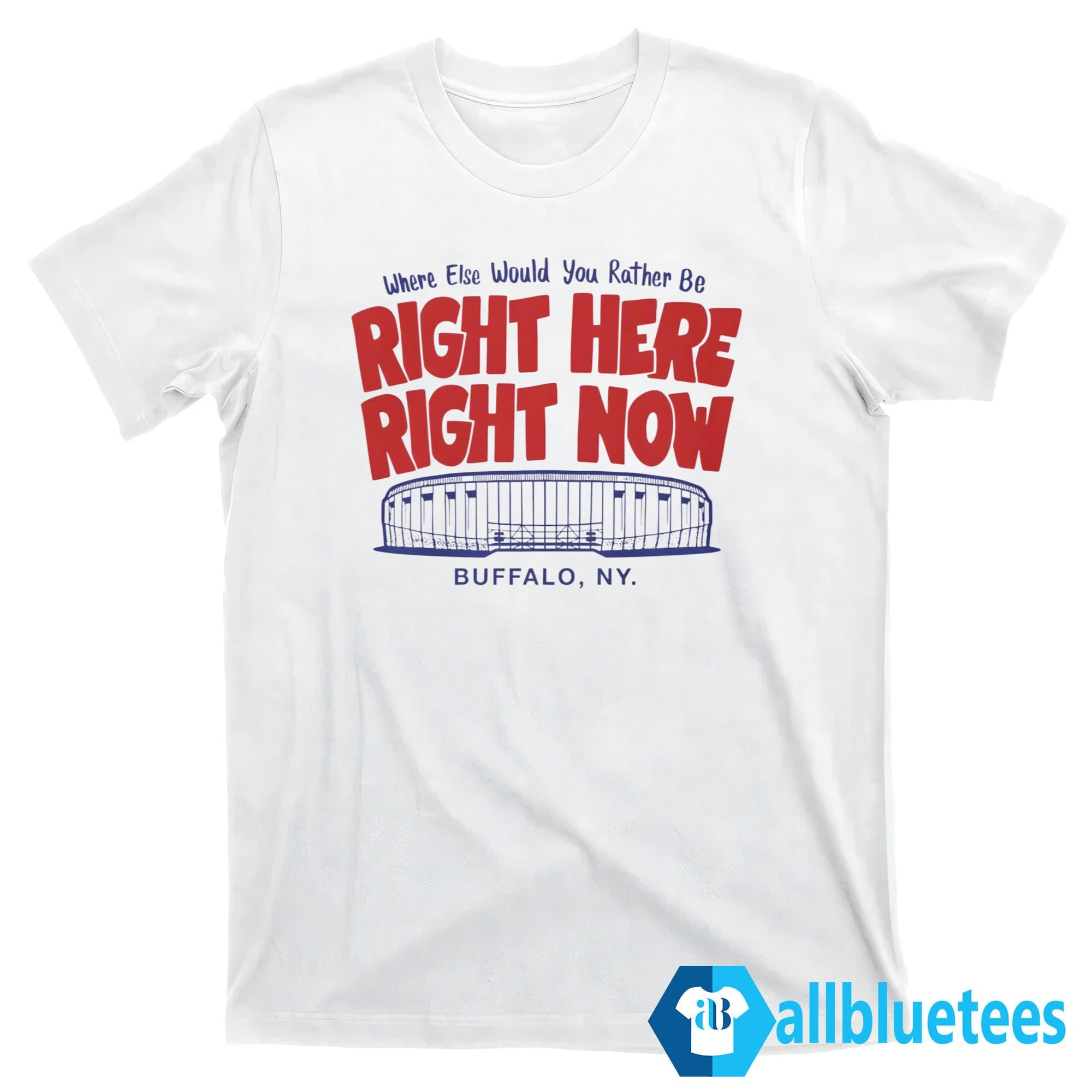 Right Here Right Now Buffalo Shirt