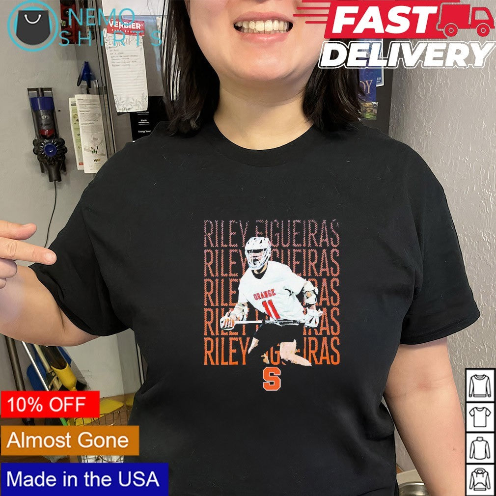 Riley Figueiras Syracuse Orange name repeat shirt