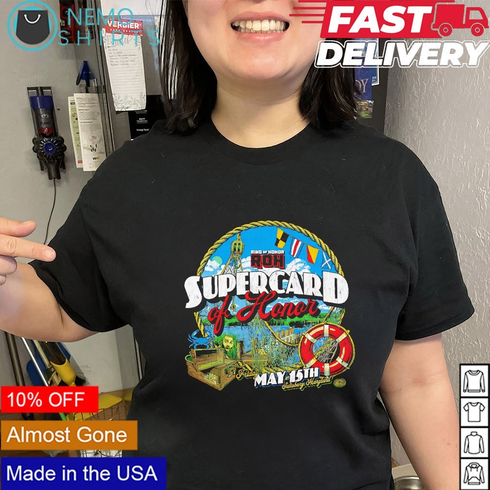 Ring of Honor ROH Supercard of Honor May 15 2026 event shirt