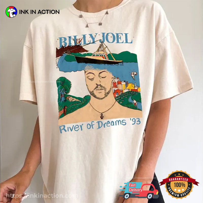 River Of Dreams Tour 93 Billy Joel Vintage T-shirt