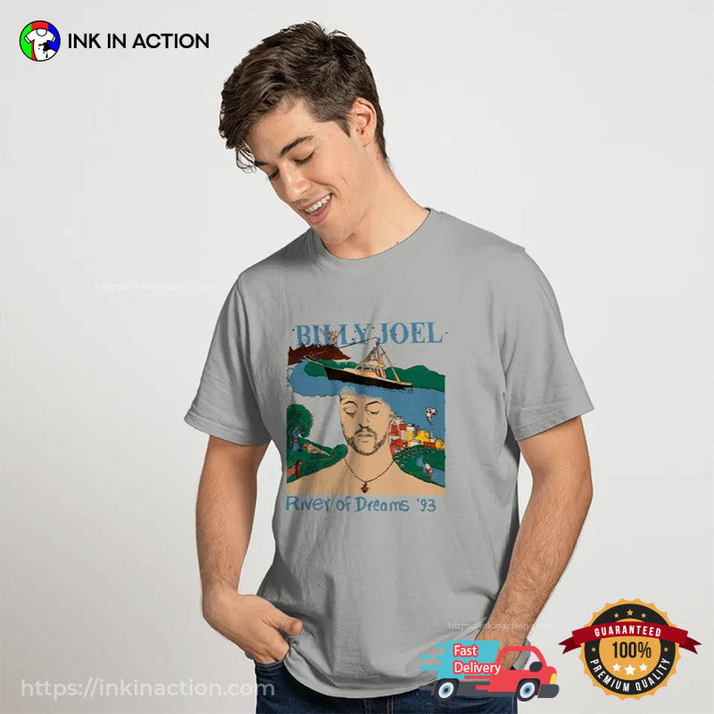 River Of Dreams Tour 93 Billy Joel Vintage T-shirt