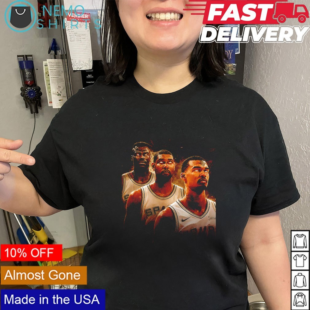 Robinson Duncan Wemby San Antonio Spurs centers shirt