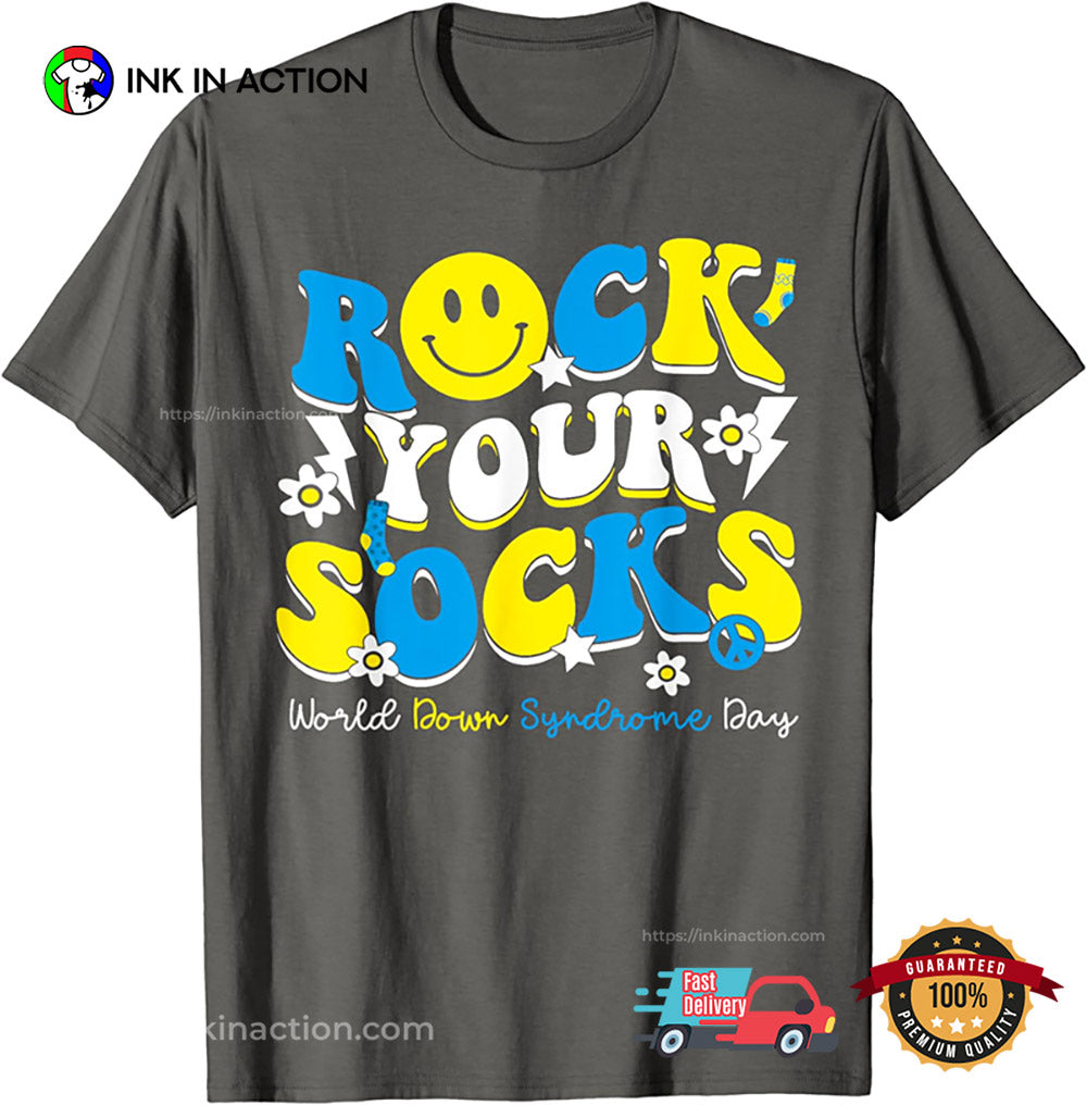 Rock Your Socks World Down T-shirt