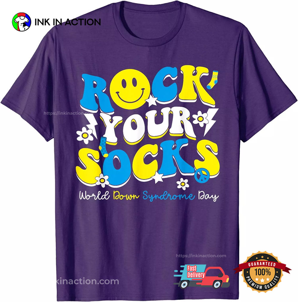 Rock Your Socks World Down T-shirt