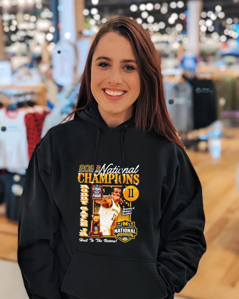 Roddy Gayle Jr No.11 Michigan Wolverines National Champions 2026 shirt