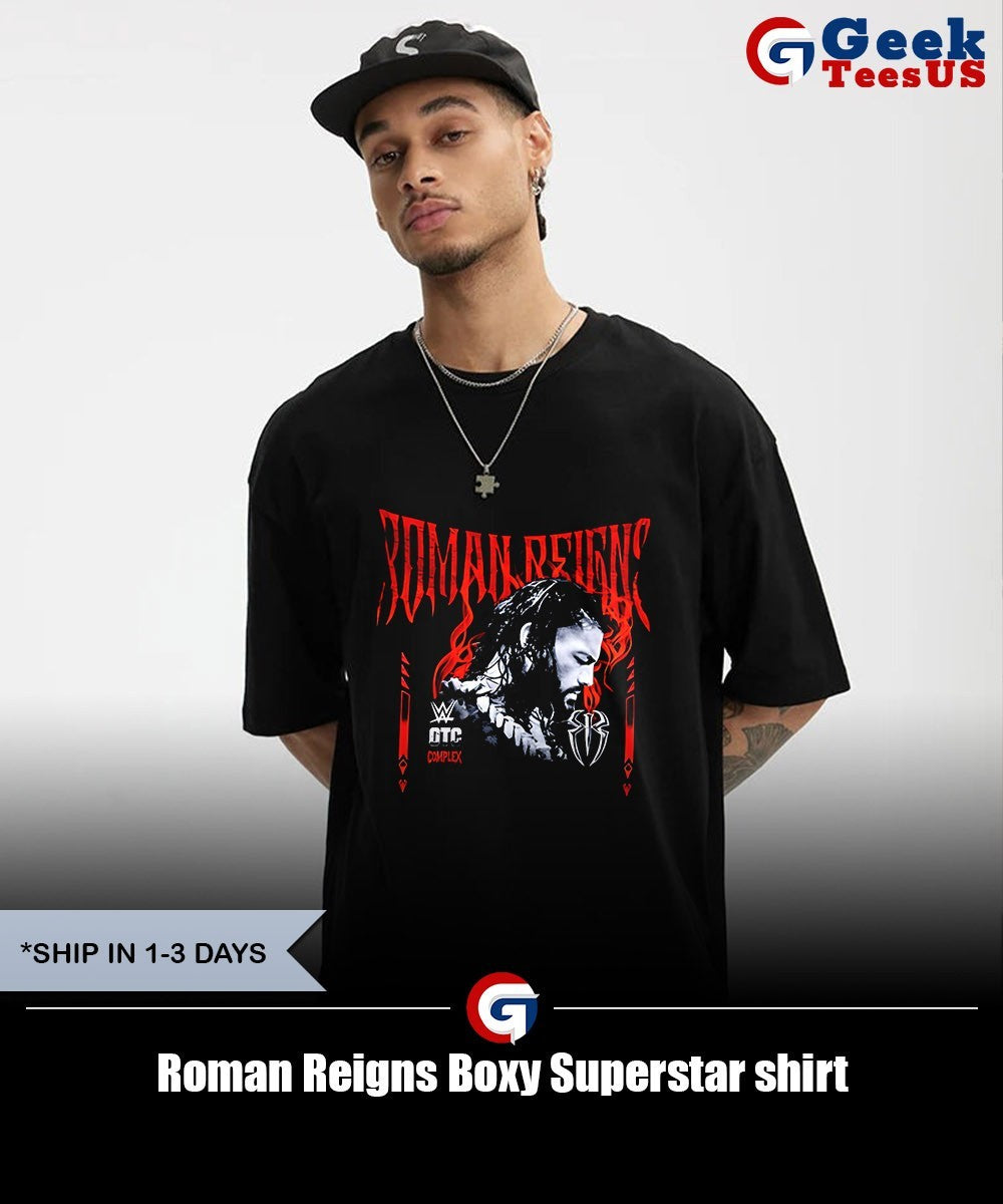 Roman Reigns Boxy Superstar shirt