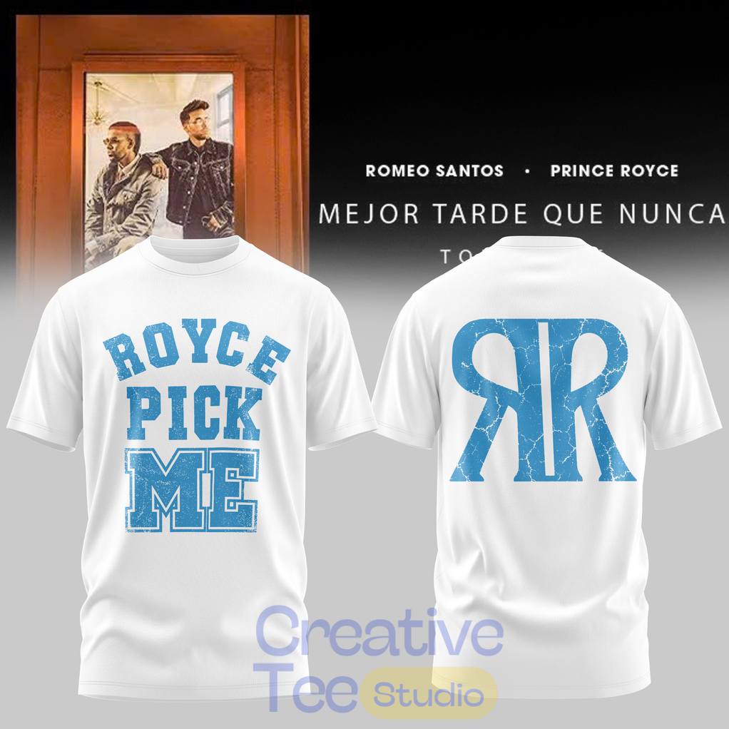 Romeo Santos & Prince Royce Mejor Tarde Que Nunca Tour 2026 Special Tee