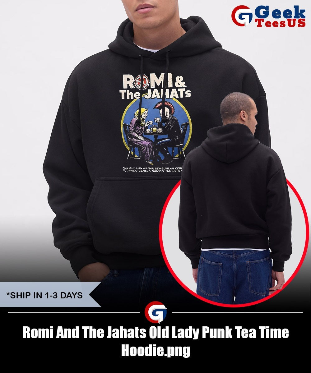 Romi And The Jahats Old Lady Punk Tea Time shirt