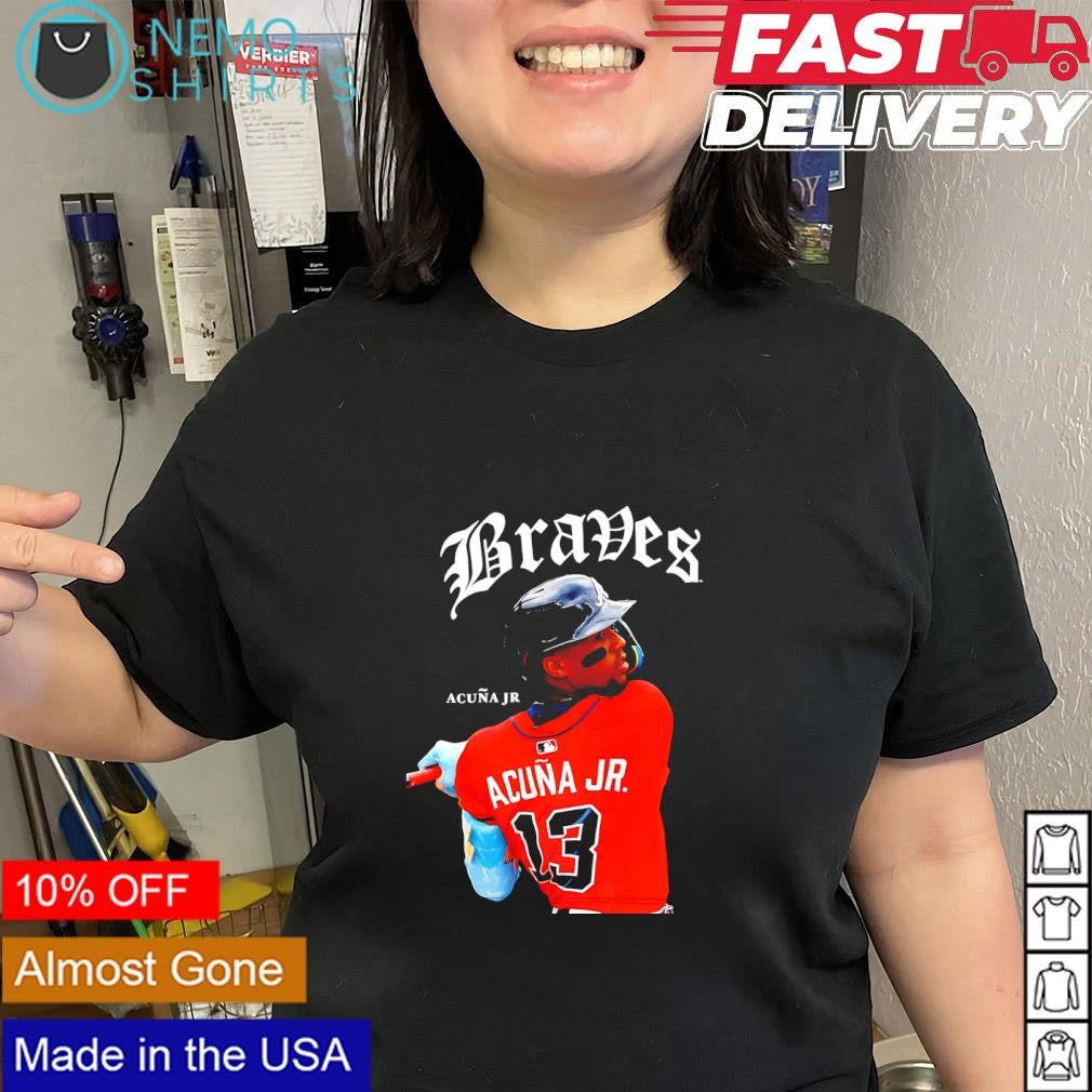 Ronald Acuna Atlanta Braves batter up collection shirt