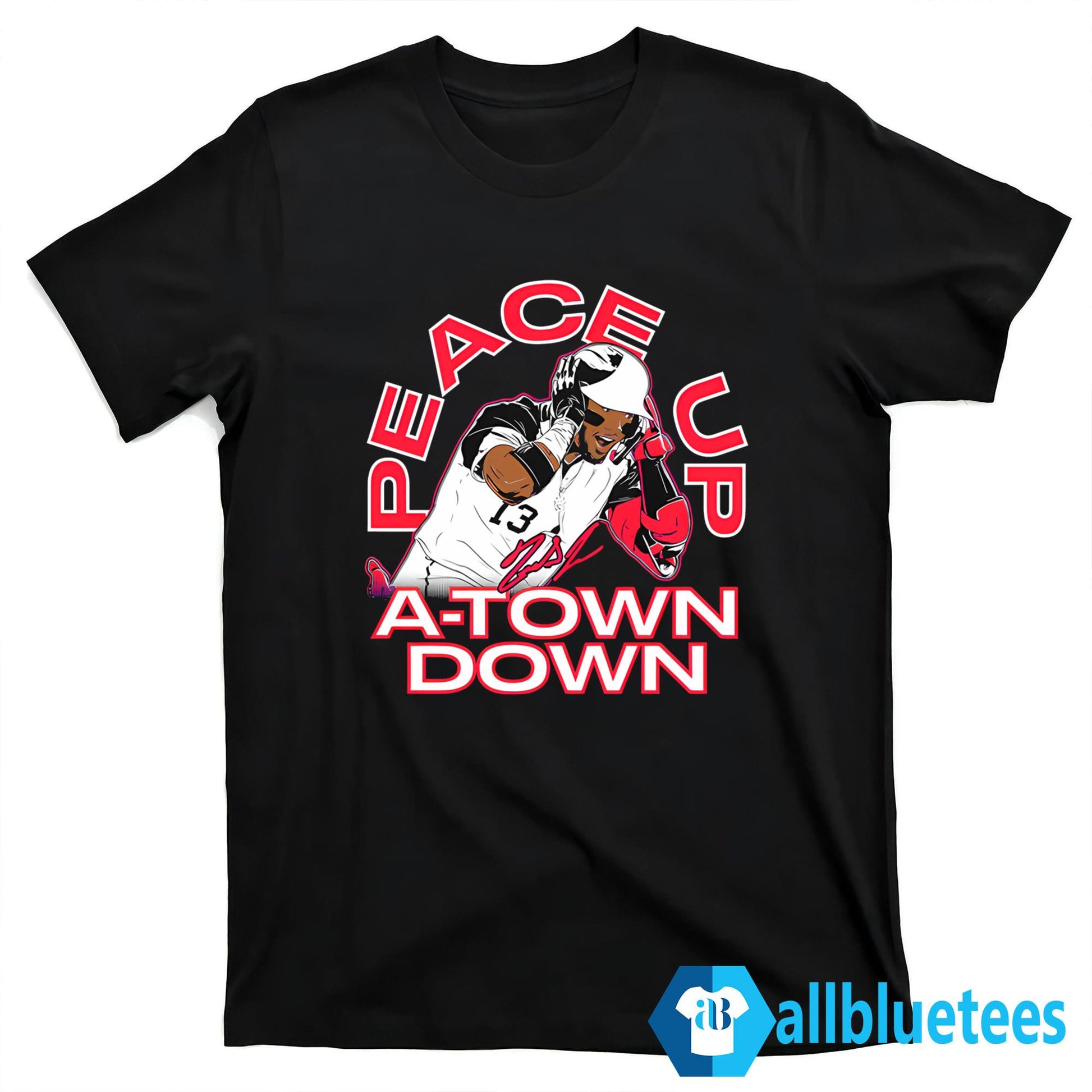 Ronald Acuna Jr The Grenade Peace Up A-Town Down Shirt