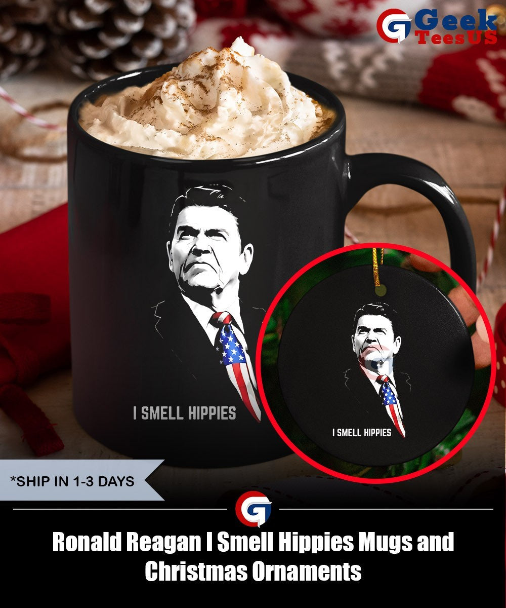 Ronald Reagan I Smell Hippies shirt
