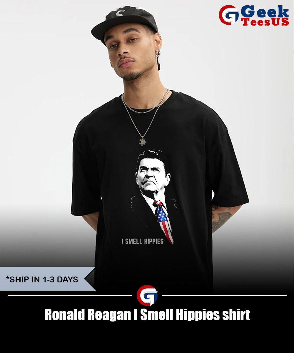 Ronald Reagan I Smell Hippies shirt