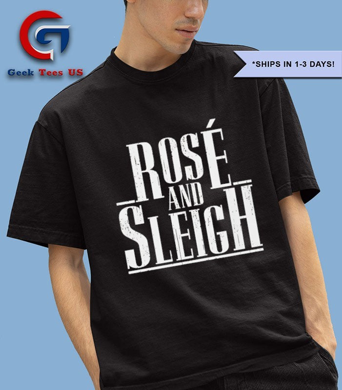 Rose and Sleigh Christmas shirt