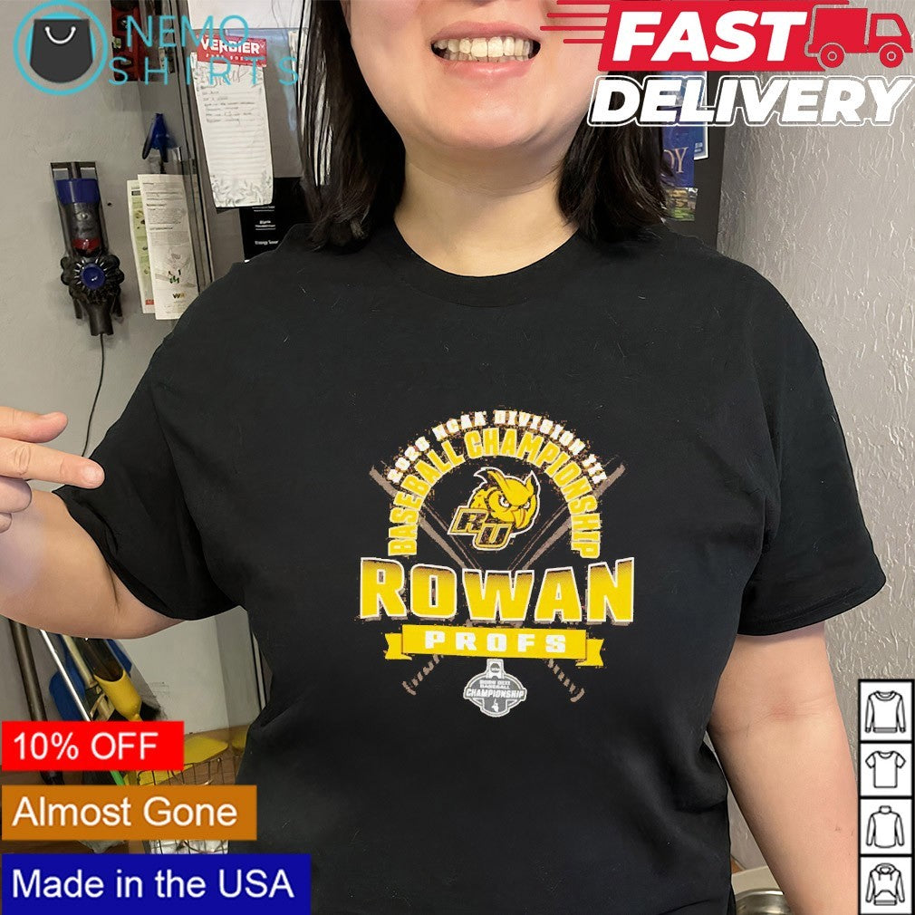 Rowan Profs 2026 NCAA DIII baseball championship shirt