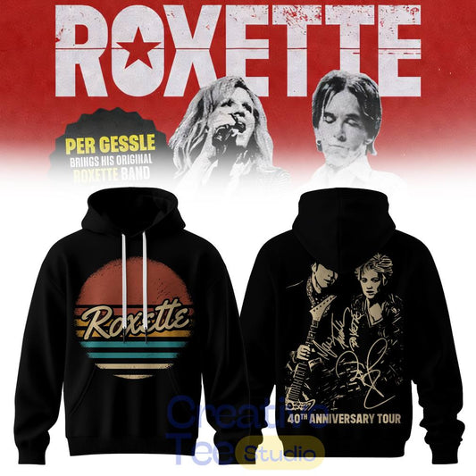 Roxette 40th Anniversary Tour 2026 Hoodie