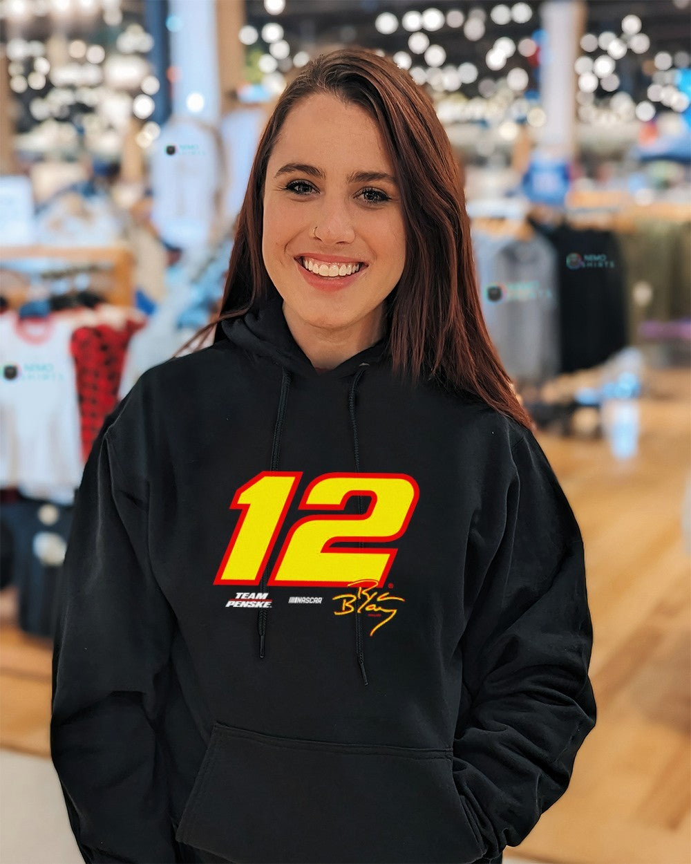Ryan Blaney big number 12 signature shirt