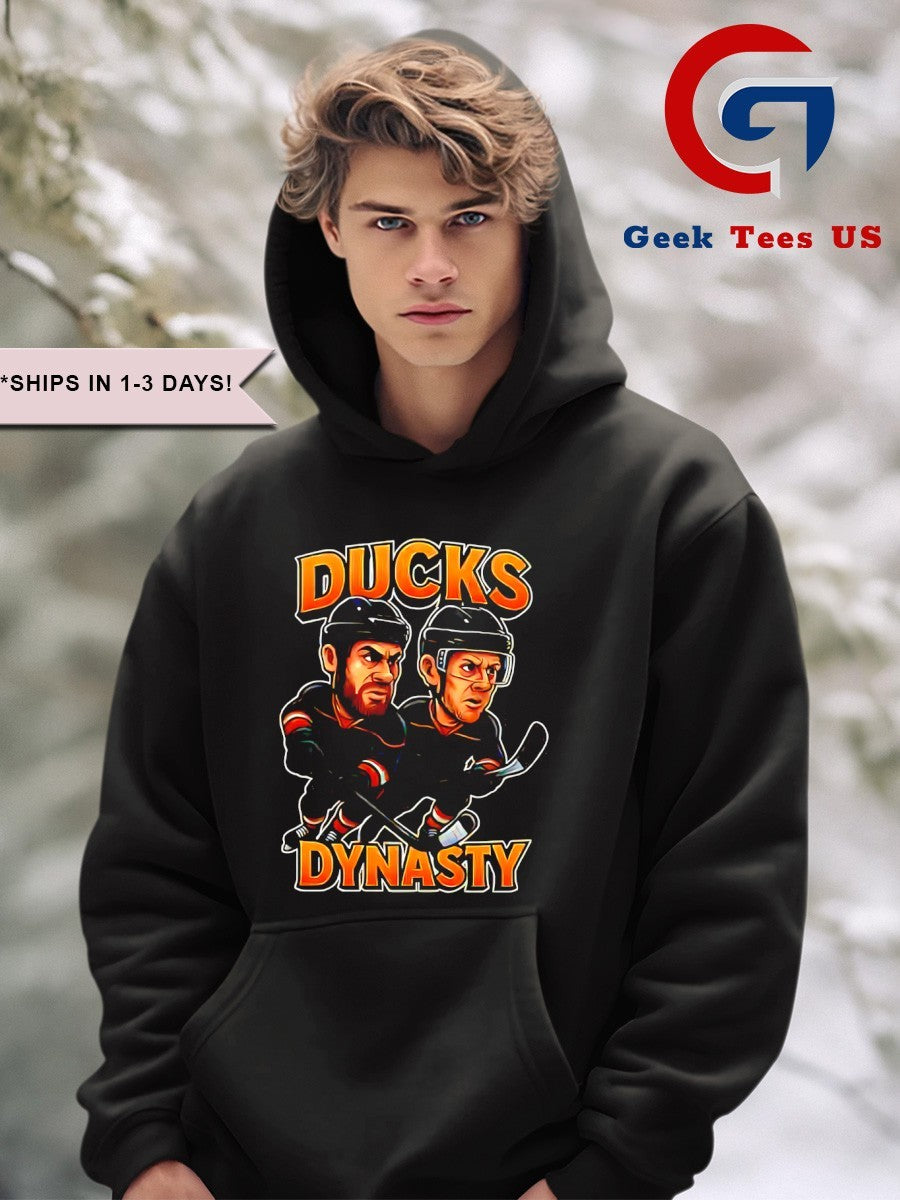 Ryan Getzlaf and Corey Perry Ducks Dynasty Hockey caricatures shirt