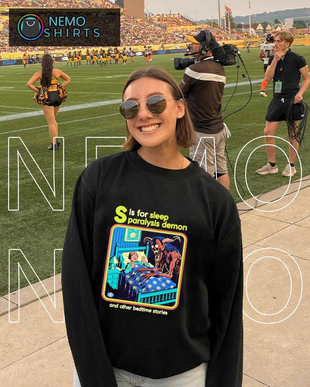 S is for Sleep Paralysis Demon and other bedtime stories monter shirt
