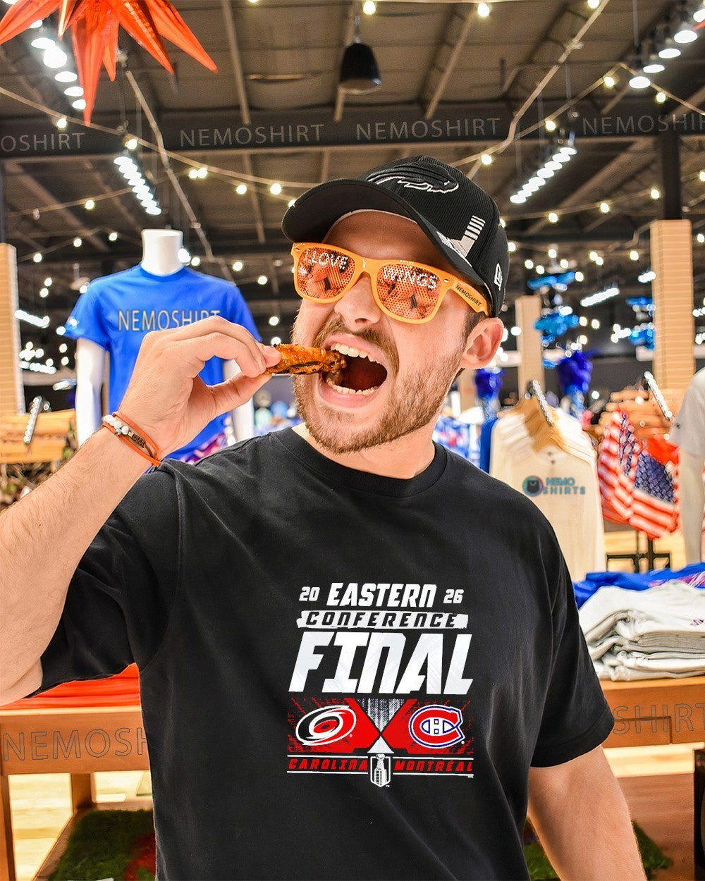 Carolina Hurricanes vs Montreal Canadiens 2026 Eastern Conference Final matchup shirt
