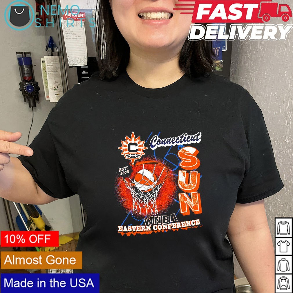 Connecticut Sun est 2003 WNBA Eastern conference shirt