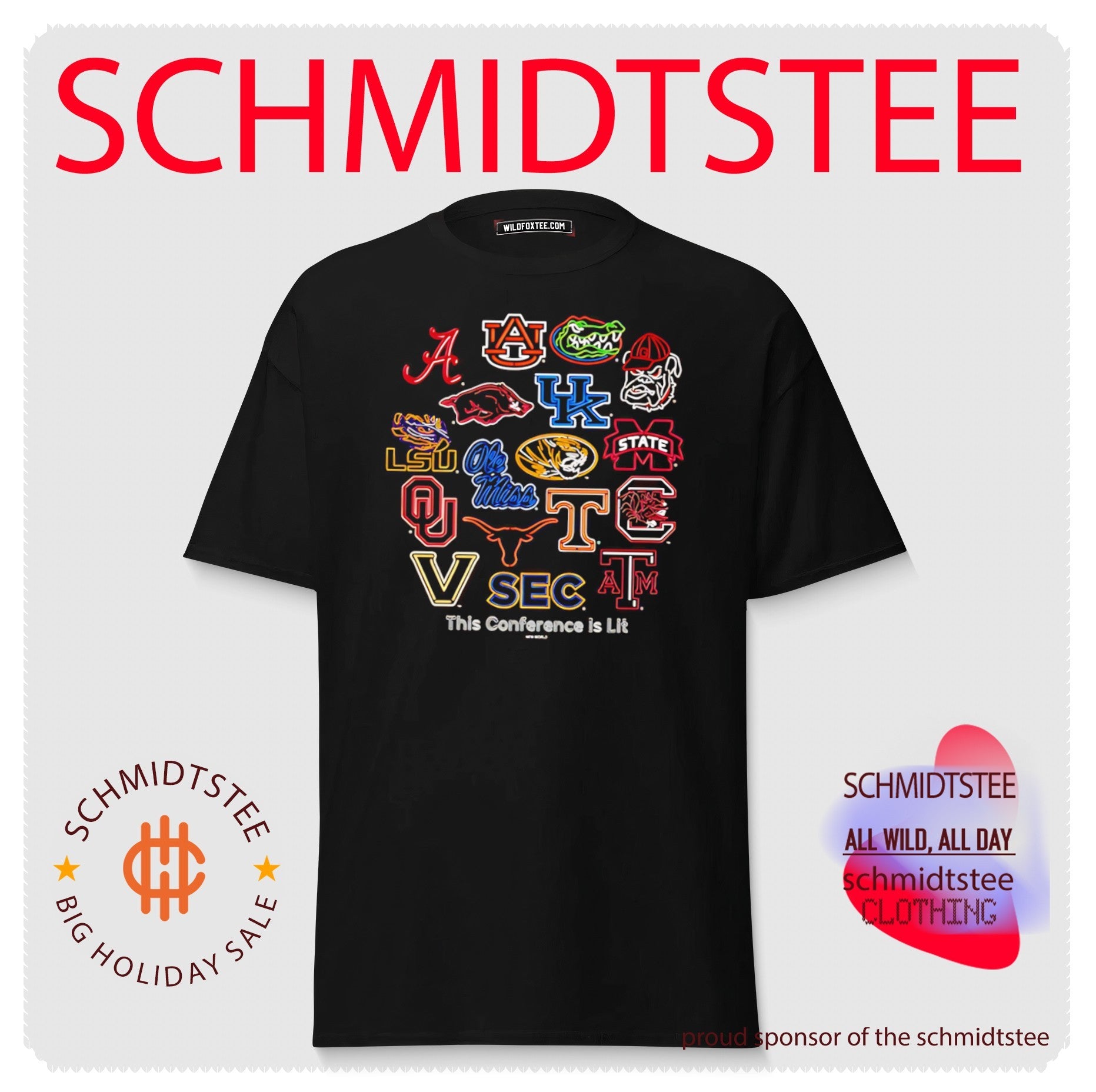 SEC This Conference Is Lit 2026 logos shirt