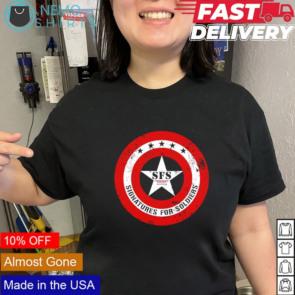 SFS Signatures for Soldiers American Captain star shirt