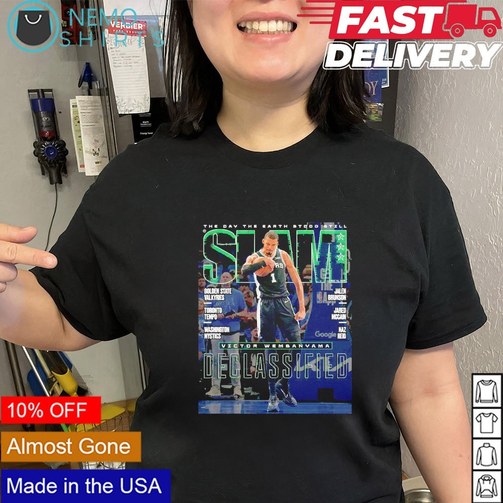 SLAM Declassified Victor Wembanyama Spurs NBA Playoffs shirt