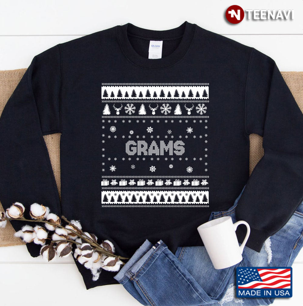 Great Grams Ugly Sweater Sweatshirt